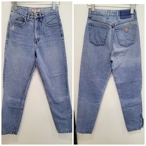 Vintage Guess by Georges Marciano Jeans Size 28 (Fits 24) High Rise Split Hem